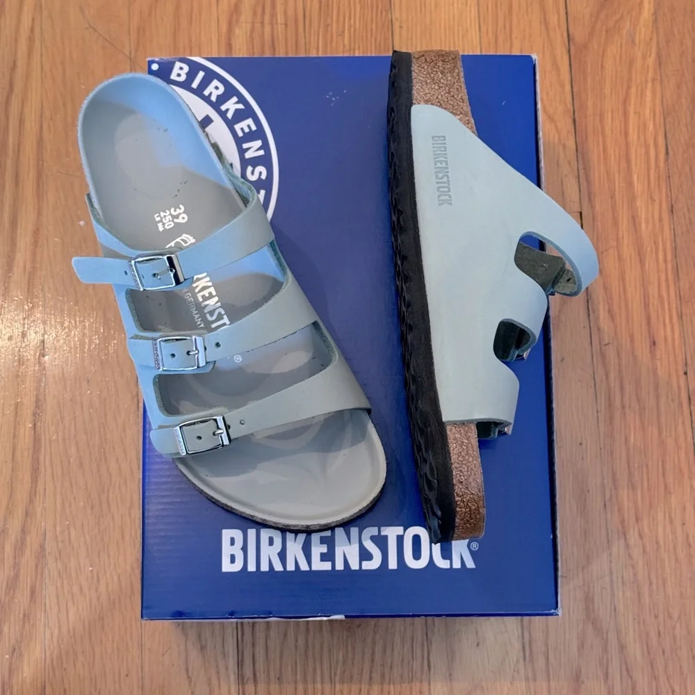 Birkenstock Florida Triple-Strap Sandals - Women’s Size 39 (US 8) - New - Picture 7 of 8